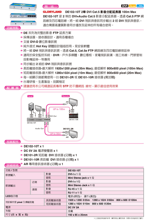 DE102-10T產品中文規格資料