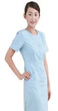 2517護士洋裝(水藍色長袖3L)