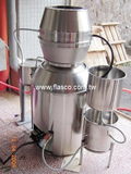 泰山牌蒸餾萃取鍋,TG80瓦斯加熱蒸餾鍋