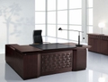 大型實木主管桌-高級L型辦公桌