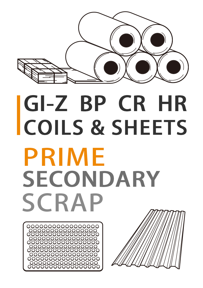 Stainless Steel Foil, GI-Z, BP, CR, and ETP Coils