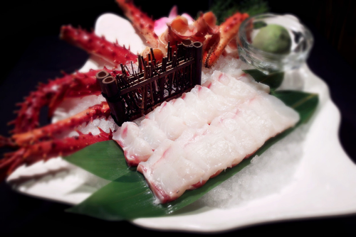 龍膽石斑魚清肉和帝王蟹