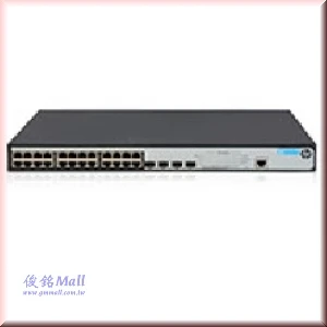 HP 1920-24G-PoE+(180W) Switch,JG925A 24埠 Gigabit 智慧型網管交換器