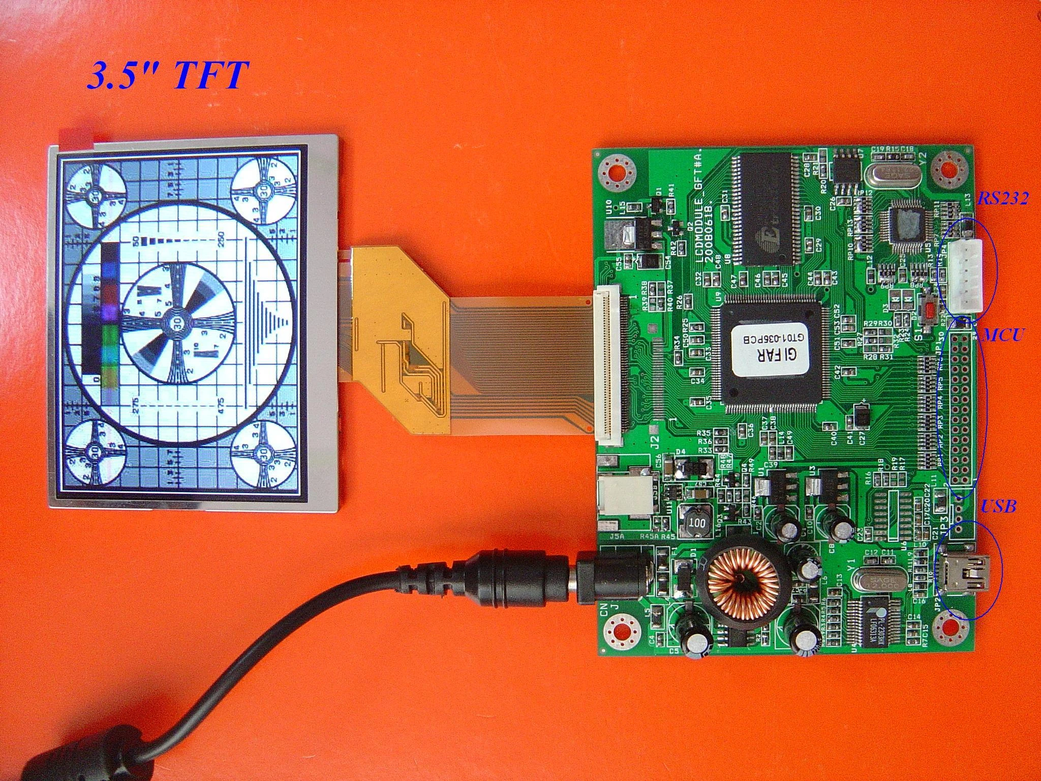 TFT driving control board. TFT