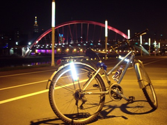 夜間腳踏車照明,警示