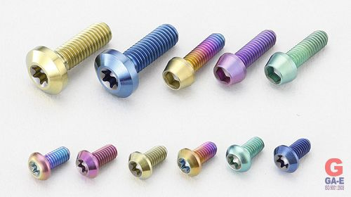 鈦合金發色螺絲   FLATHEAD AND ROUND HEAD MACHINE SCREW