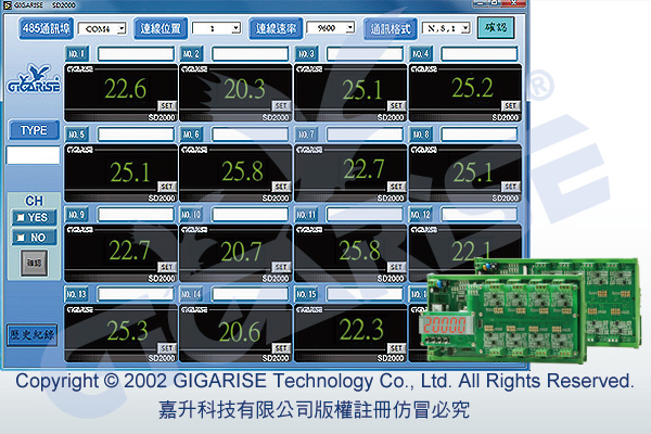 黏貼型表面式溫度計/PM2.5細懸浮微粒顯示器/二氧化碳傳送