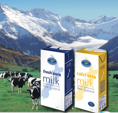 零污染紐西蘭田園全脂鮮乳,低脂高鈣鮮乳