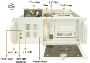 RACK360G   4U 14-slot Full-Size Rack Mount Chassis