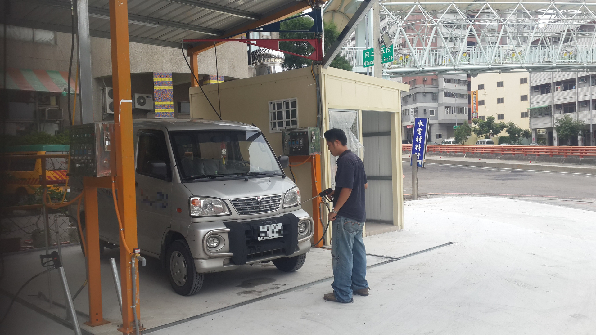 自助洗車控制箱-控制高壓水槍