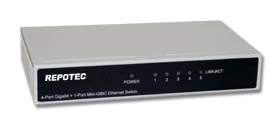 4-P Gigabit + 1-SFP Slot Ethernet Switch