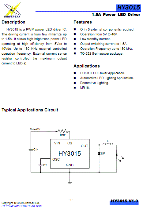 HY3015TA5