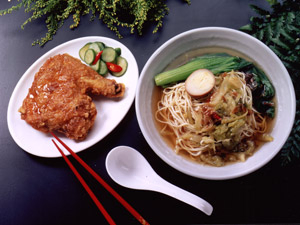 香酥雞腿飯(麵)