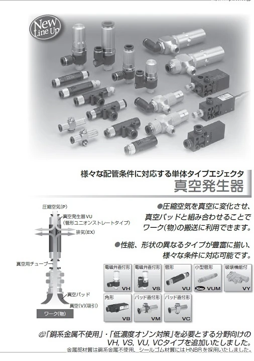 VCL05-M64 PISCO真空發生器