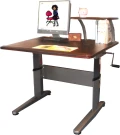 巧迪兒童-成長書桌椅,手搖機械升降