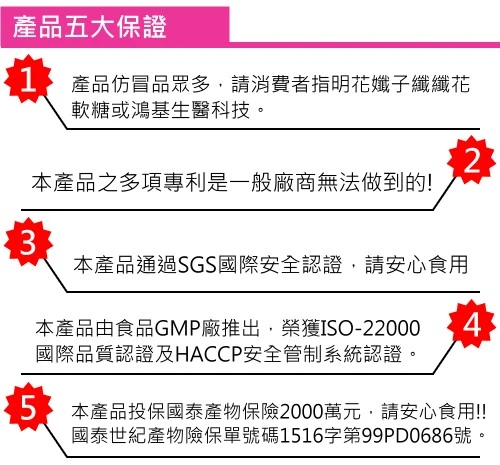 產品五大保證