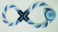 8字繩潔牙拉環(藍)