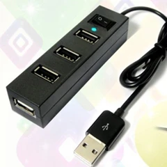 四孔長形USB HUB集線器