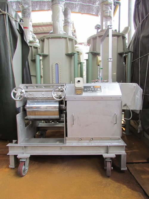 日本進ドラムドライヤ雙滾筒乾燥機,滾桶直徑31公分 寬35公分,カツラギ工業株式会社
