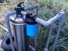 A2手動逆洗過濾機-適用1-2HP抽水馬達於地下水泉水溪水前置過濾的濾水器