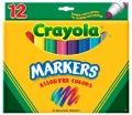 Crayola 12色水性彩色筆(粗線)