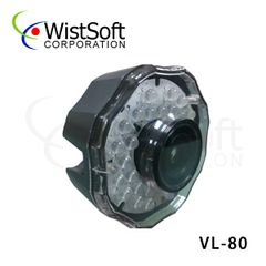 Wistlux LASER IR Illuminator VL80(dark gray housing,transparent front cover)