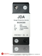 JDA太陽能突波保護器–JDA-SG25/255