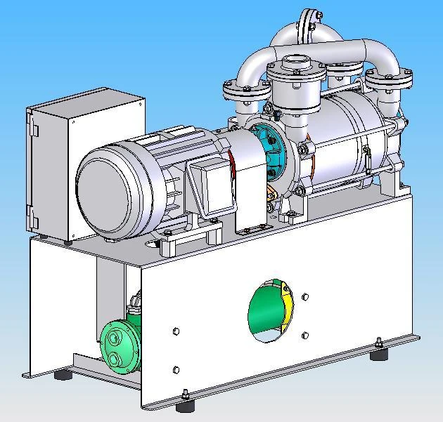 油環式真空泵浦外觀